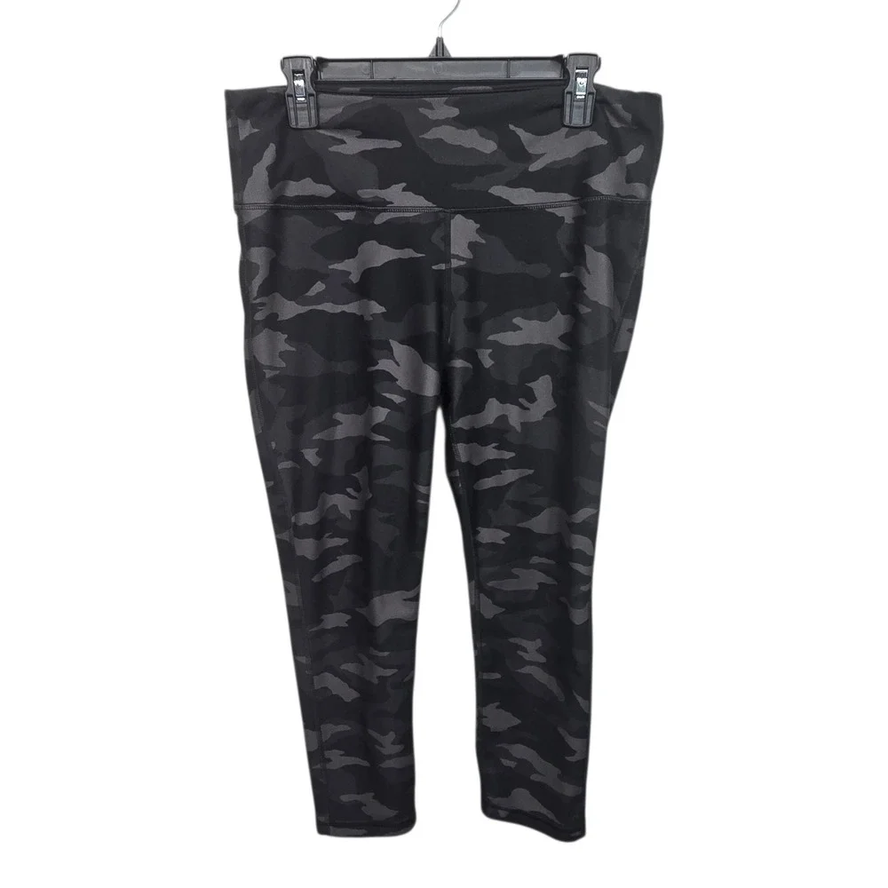 Marika Sport Womens Leggings XL Camo Print‎ High Rise Activewear Pants